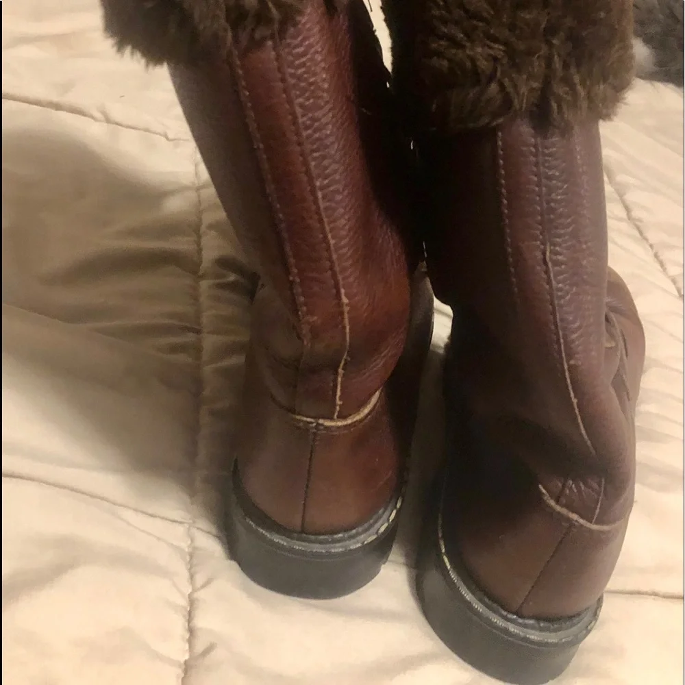 Sorel vintage winter leather boots